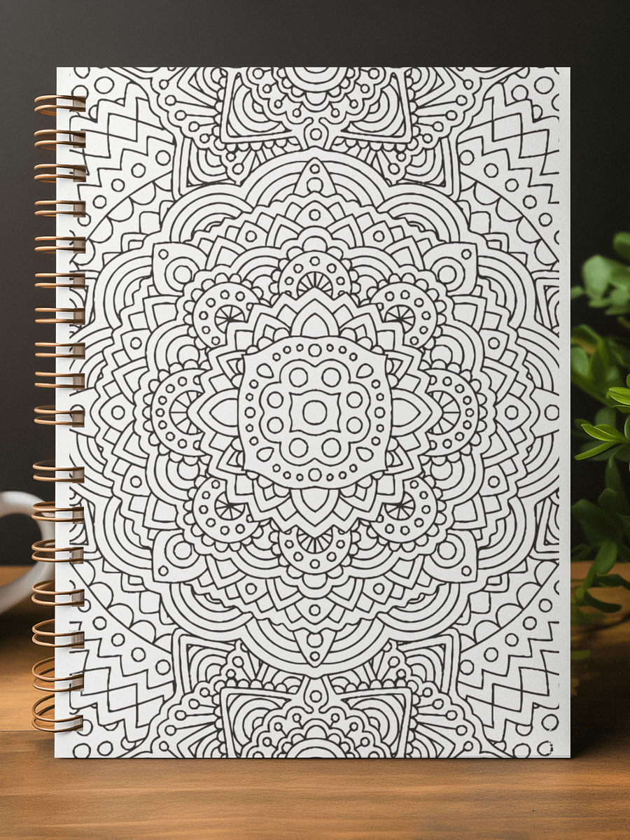 Mega Mandala Printable Coloring Book product image (4)