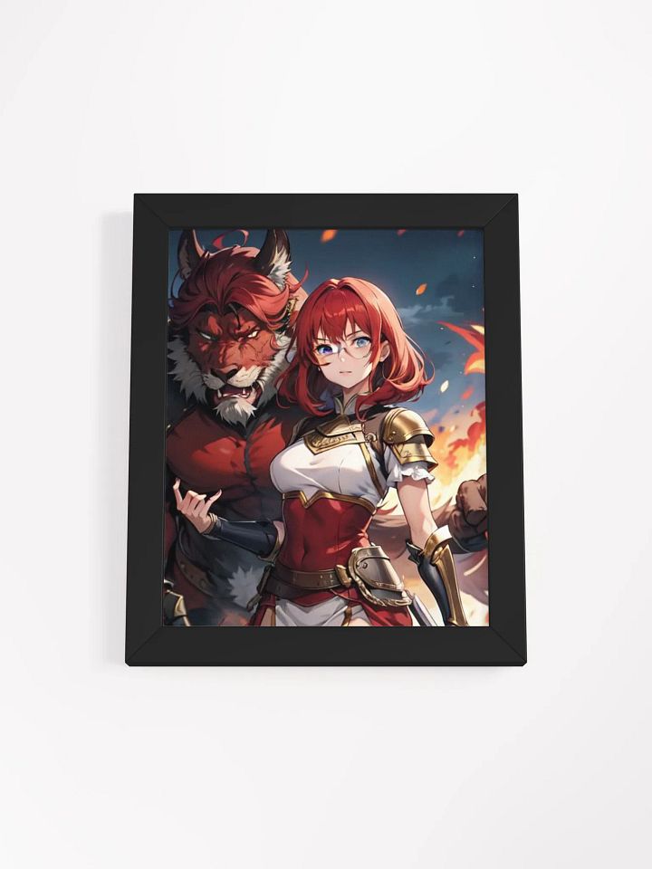 Red K Warrior Poster w/ Frame product image (1)