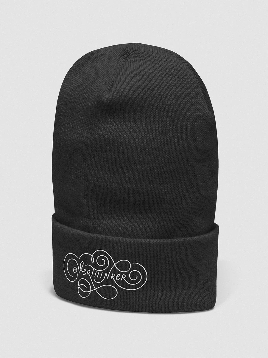 Overthinker Embroidered Beanie product image (2)