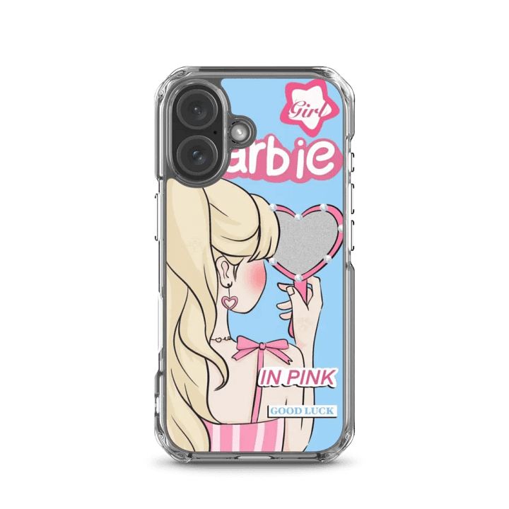 Barbie Pink Heart iPhone Case product image (15)