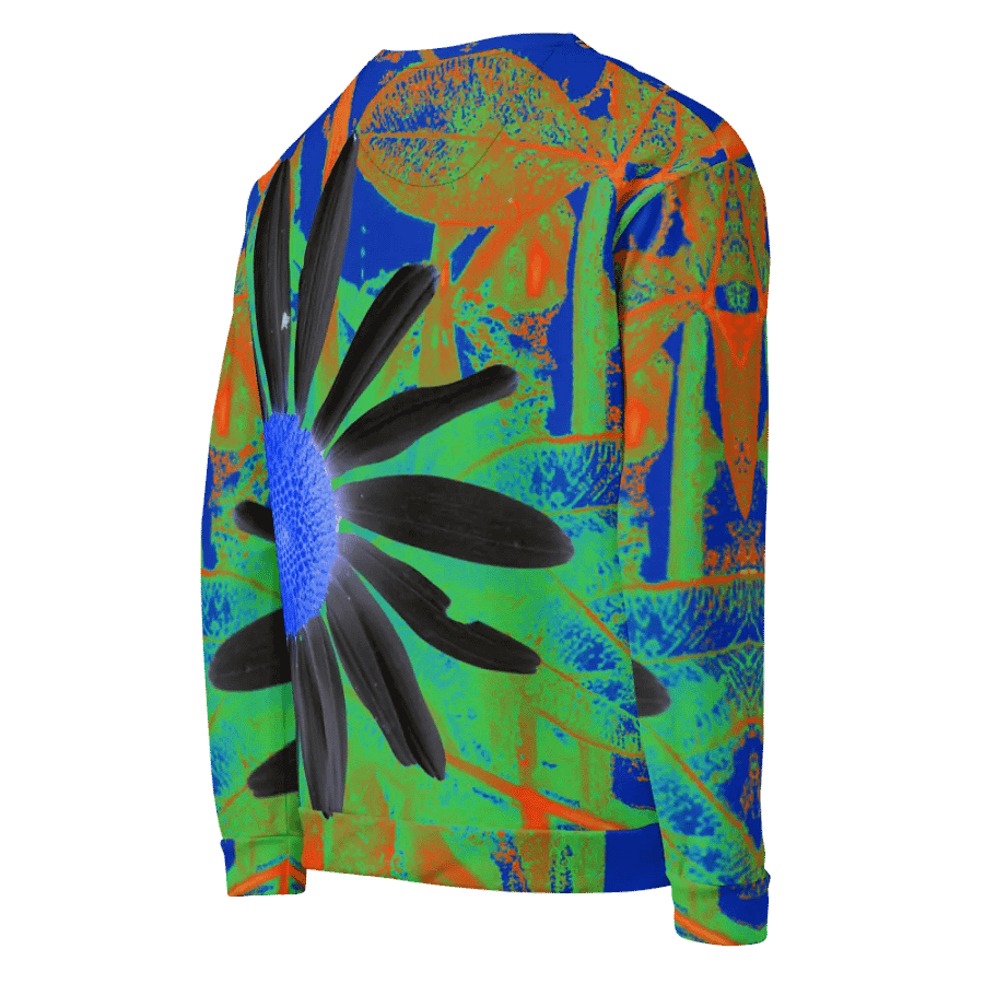 Cool Vibrant Abstract Daisy Unisex Sweatshirt product image (9)