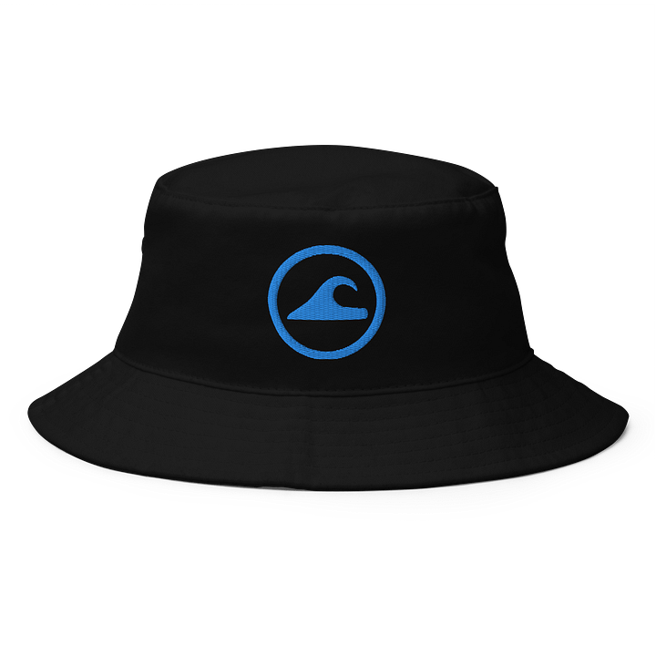 Embroidered Wave Rider Bucket Hat (Aqua) product image (1)