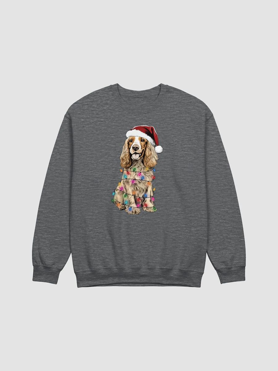 Funny Cocker Spaniel Christmas Sweatshirt for Cocker Spaniel(Orange & White) Paw-rents product image (3)