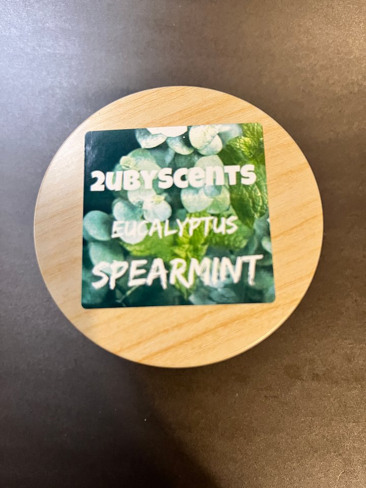 Eucalyptus Spearmint Scented 8. oz Candle product image (2)