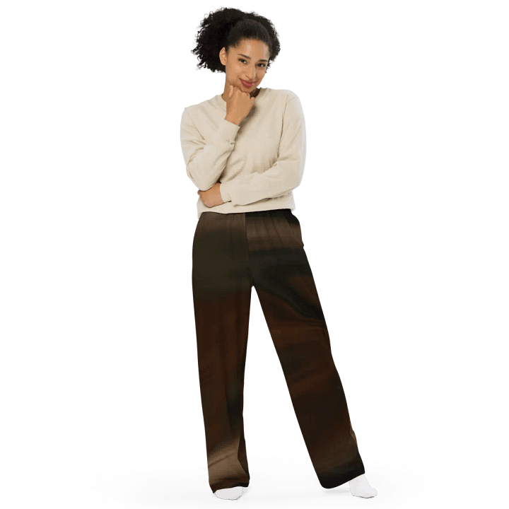 Camouflage Pattern Unisex Wide Leg Pants | Camo Pattern Pants product image (1)