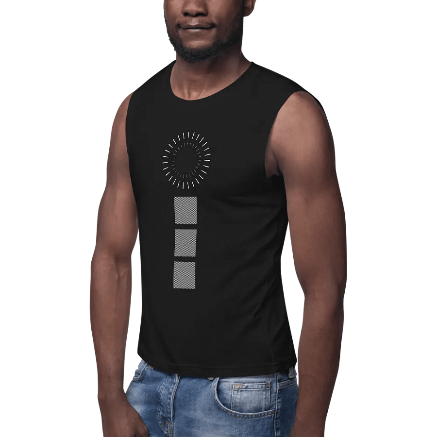Squares and circle Muscle Tank product image (8)