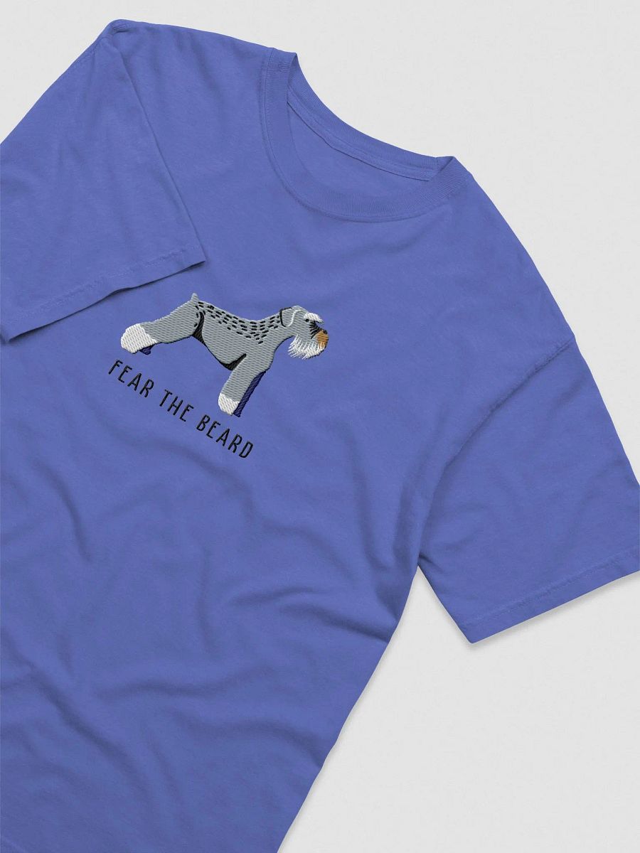 Fear the Beard T-Shirt(Embroidered) of a Schnauzer product image (6)
