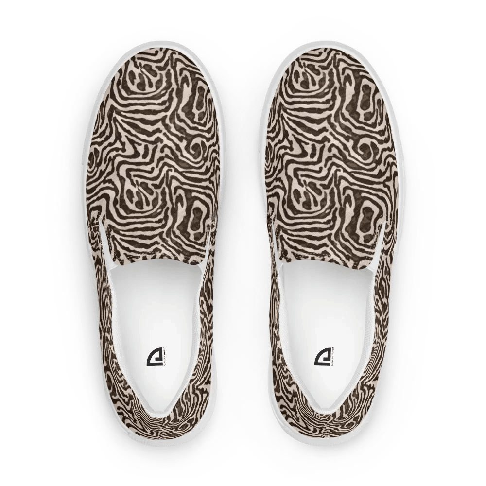 Brown Snake Women Canvas Shoes product image (1)