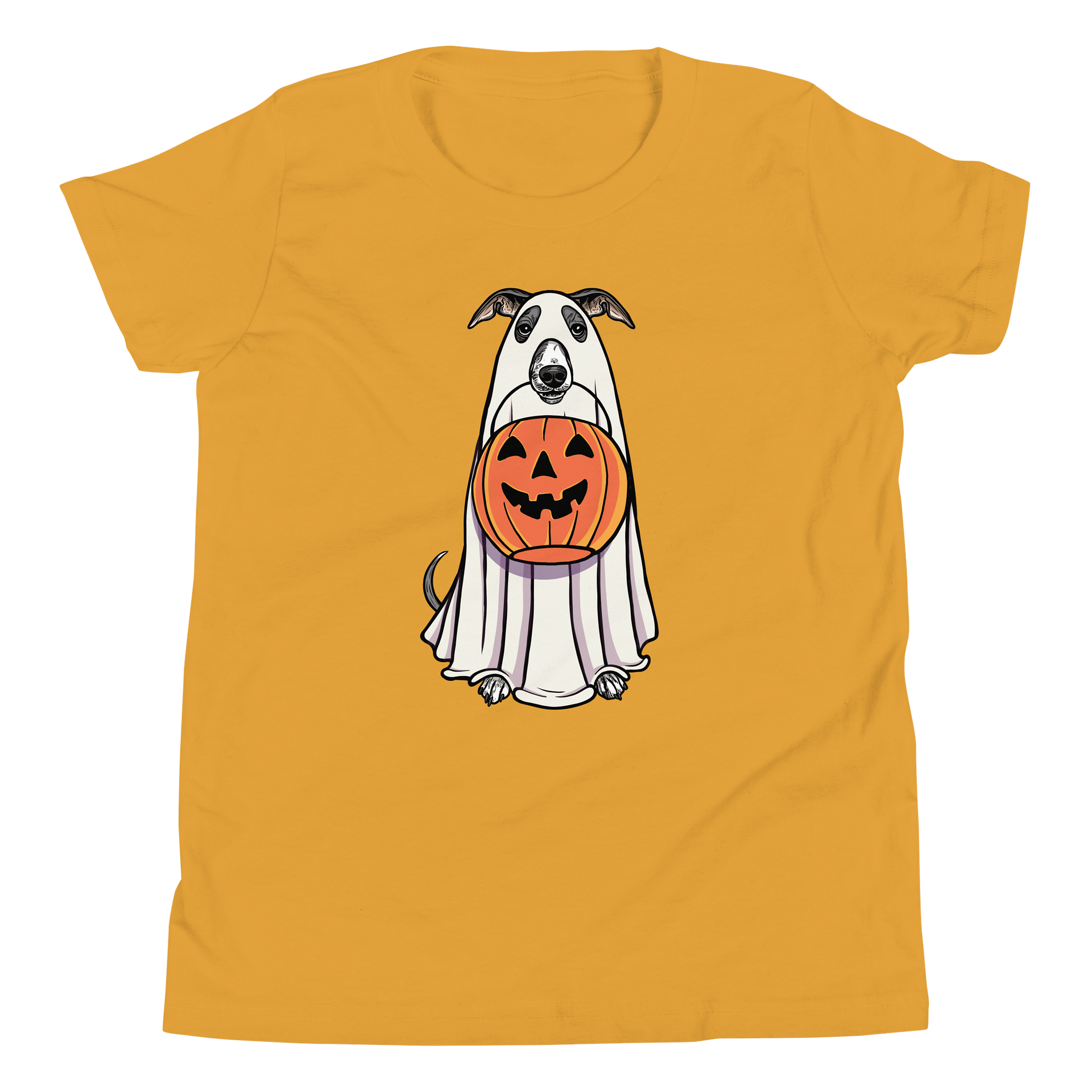 Halloween Italian Greyhound(Blue & White) Youth T-Shirt product image (5)