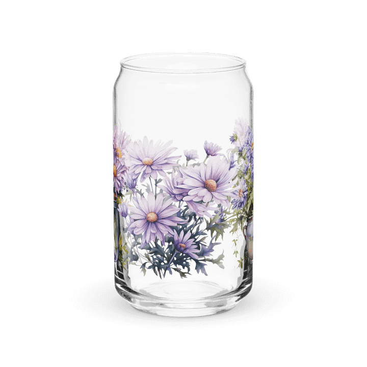 Daisy Delight Glass Can Sipper product image (1)