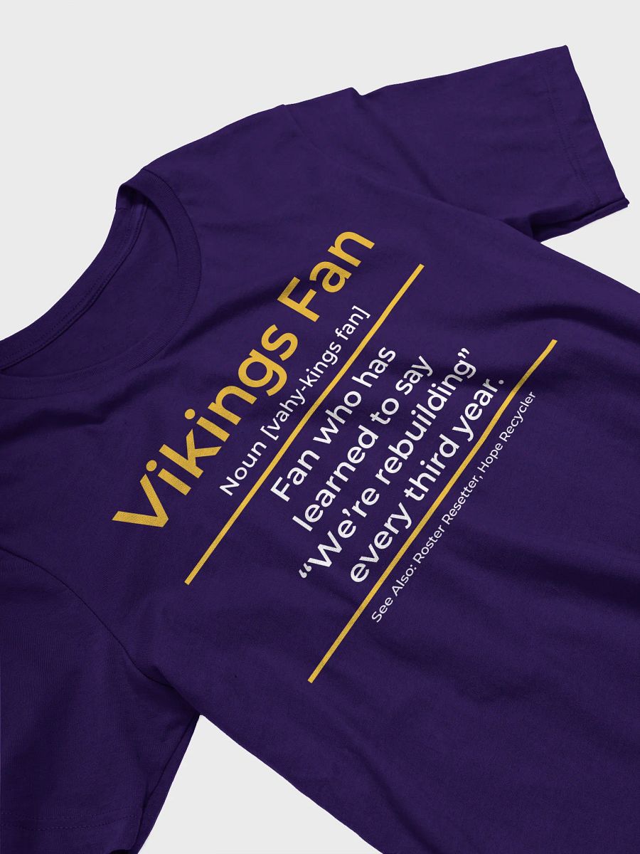Rebuilding – The Vikings Fan Collection – Unisex T-Shirt product image (1)