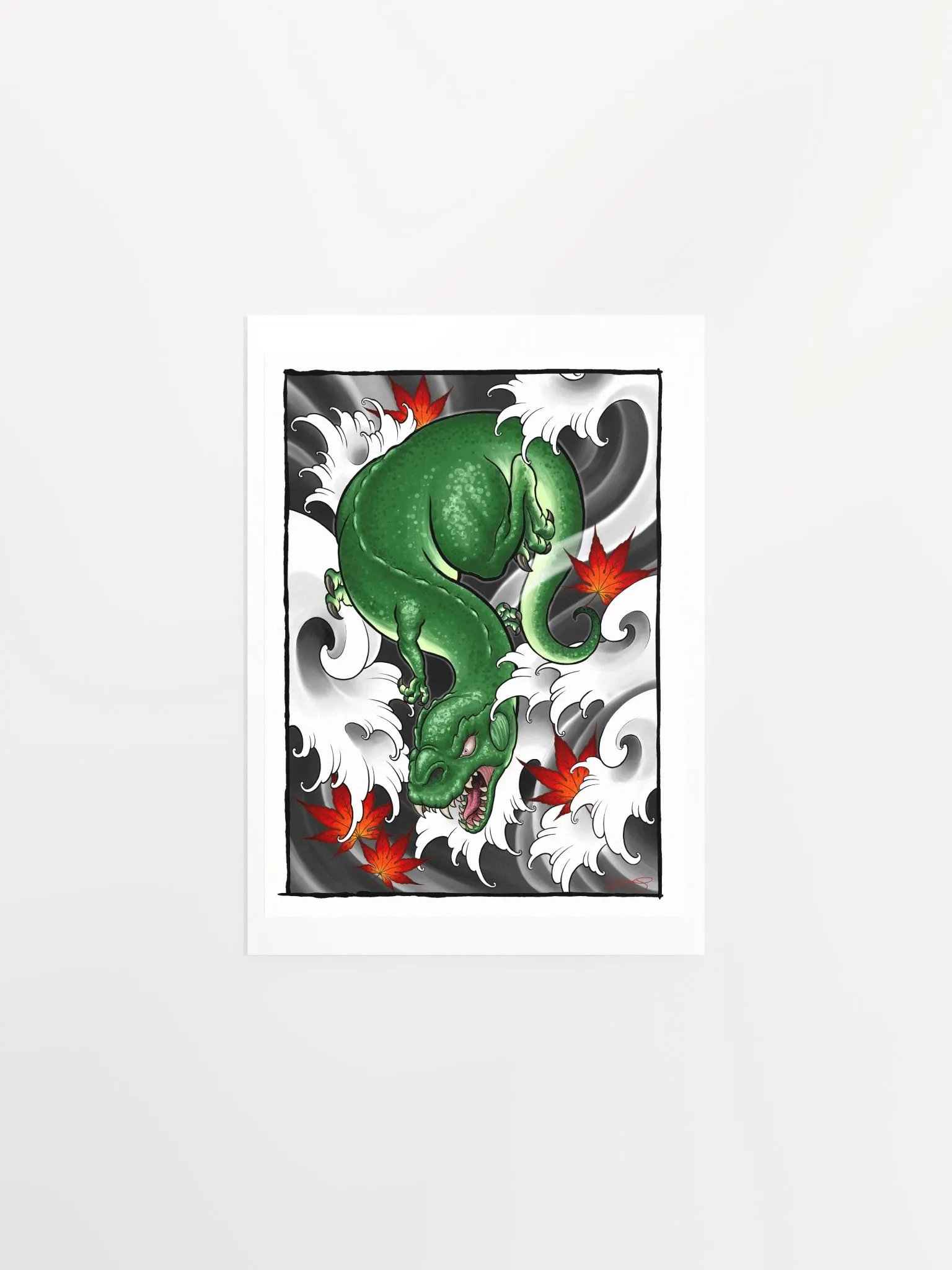 Velociraptor Waves Print product image (6)