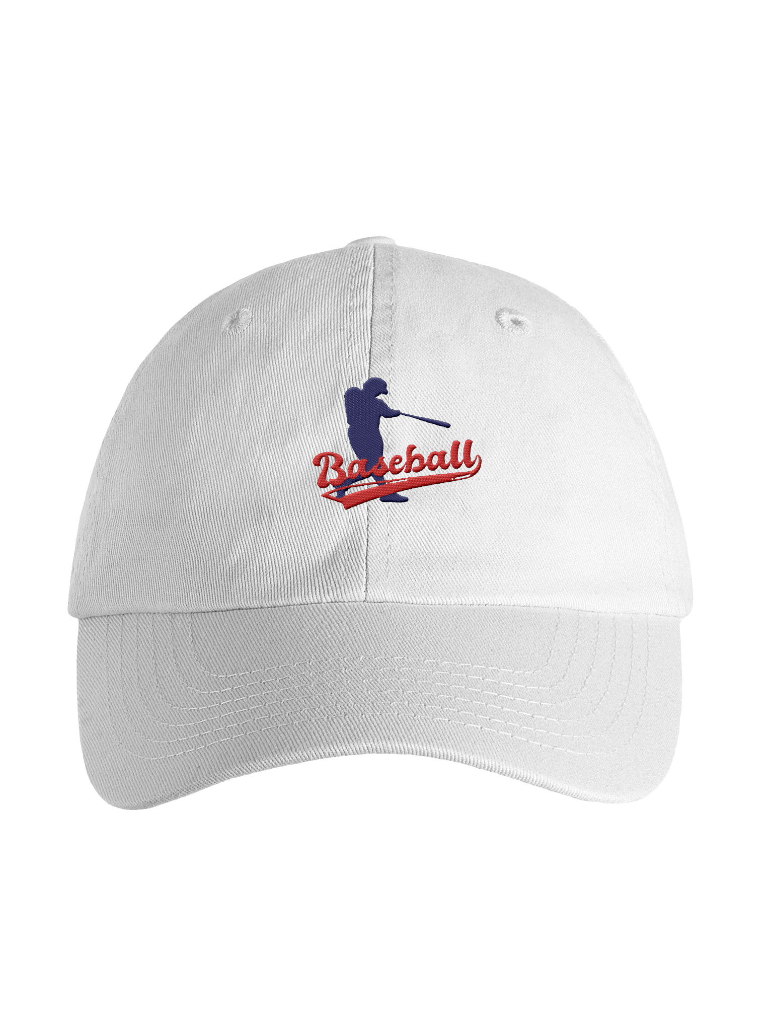 Baseball Youth Cap – Embroidered Batter Silhouette Hat for Kids product image (1)