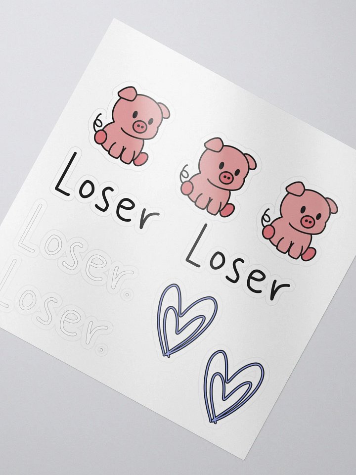 Chubs, Loser, Double-Heart Stickers Mega Pack product image (2)