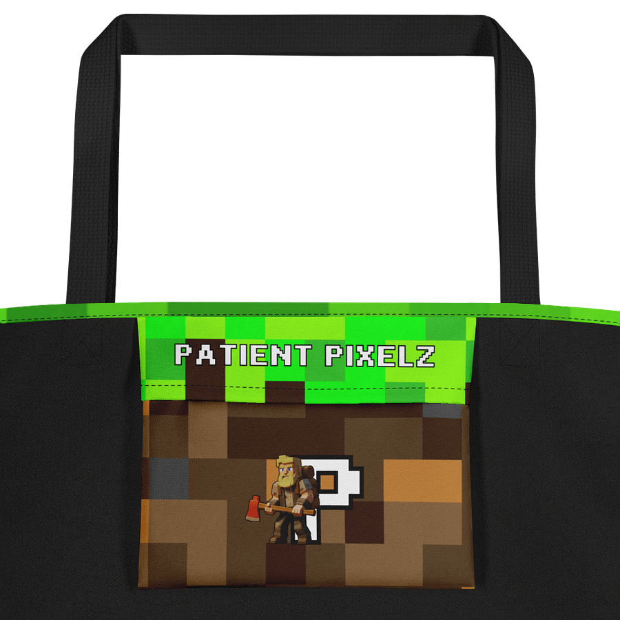 Patient PixelZ P Logo Tote Bag (PixelZ My Craft) product image (3)