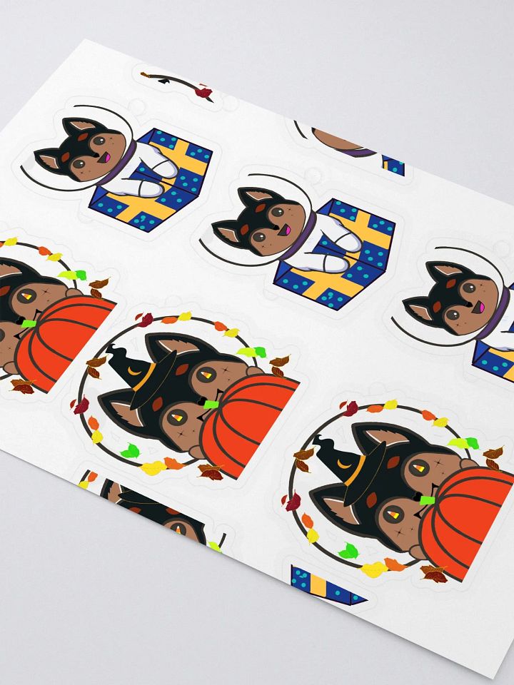 Holiday sticker sheet product image (2)