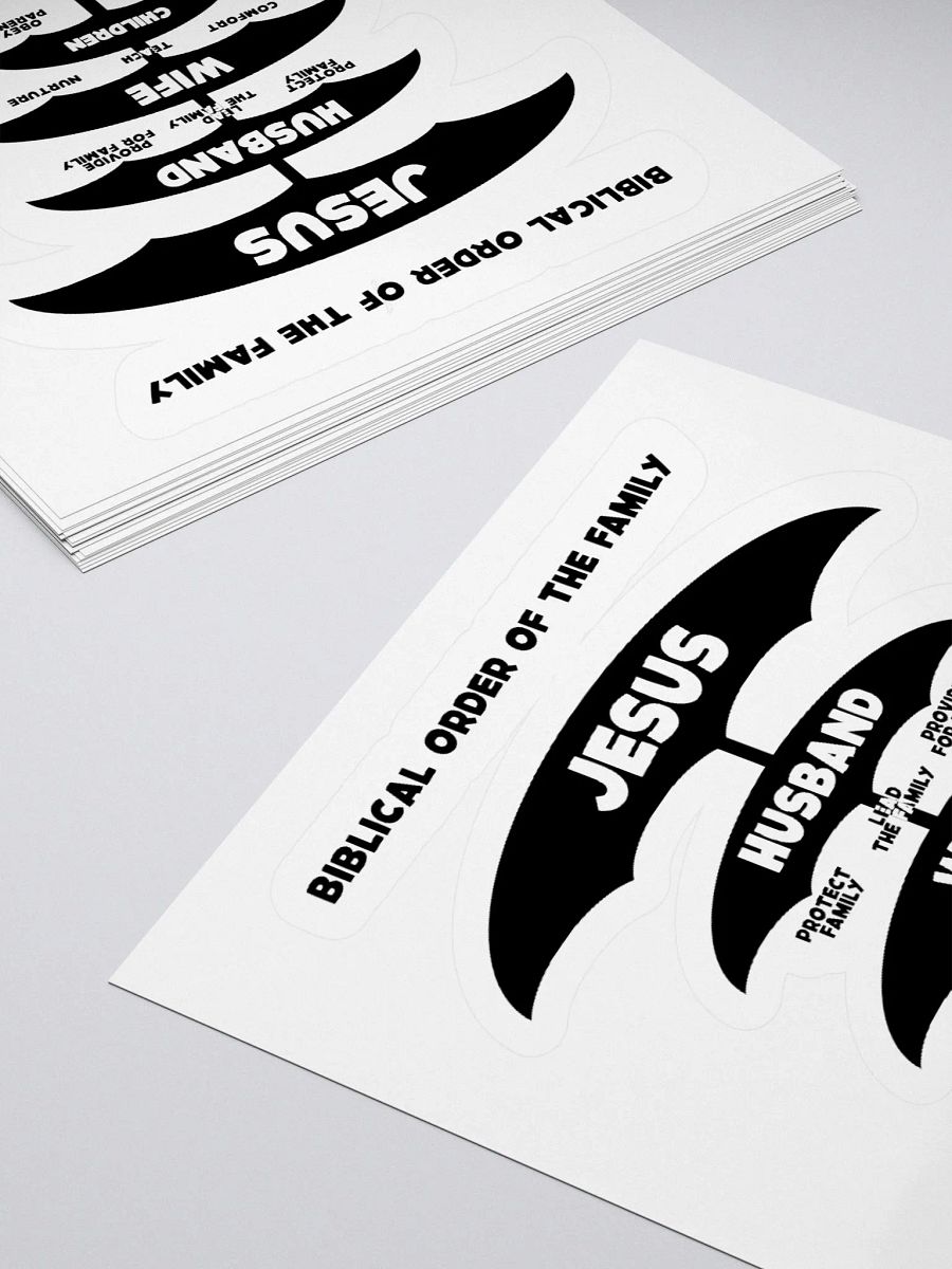 Biblical Order Stickers product image (6)