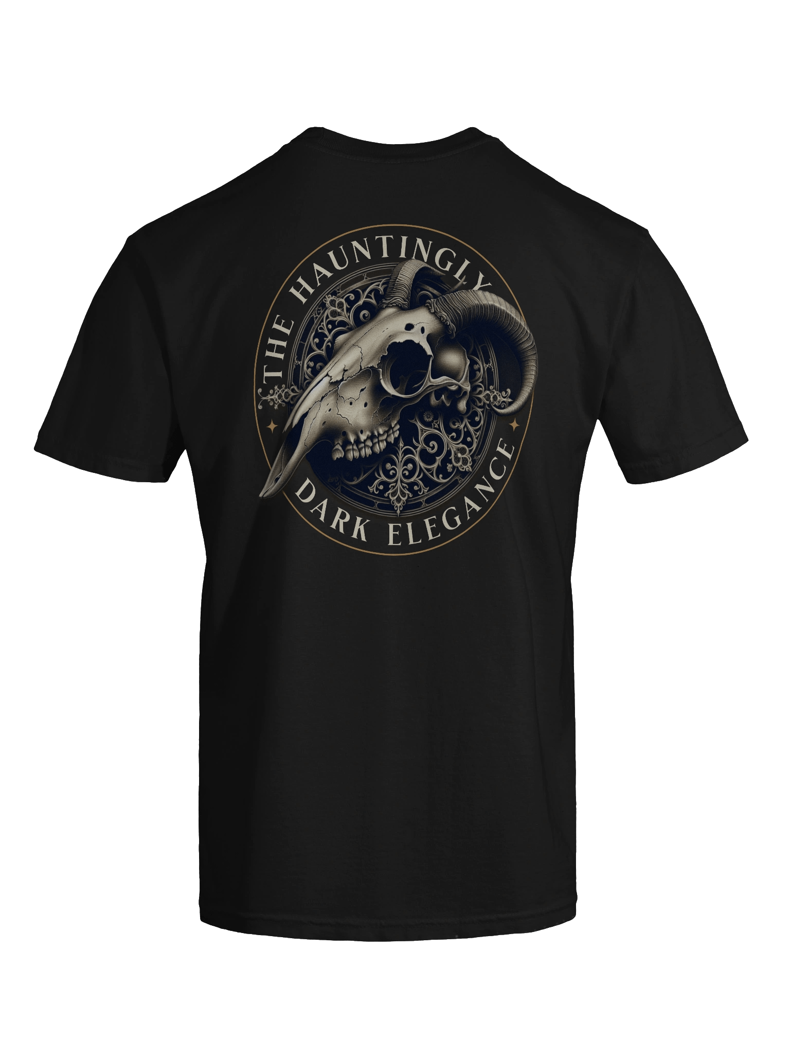 Vintage Gothic Goat Skull T-Shirt: Perfect for Halloween product image (9)