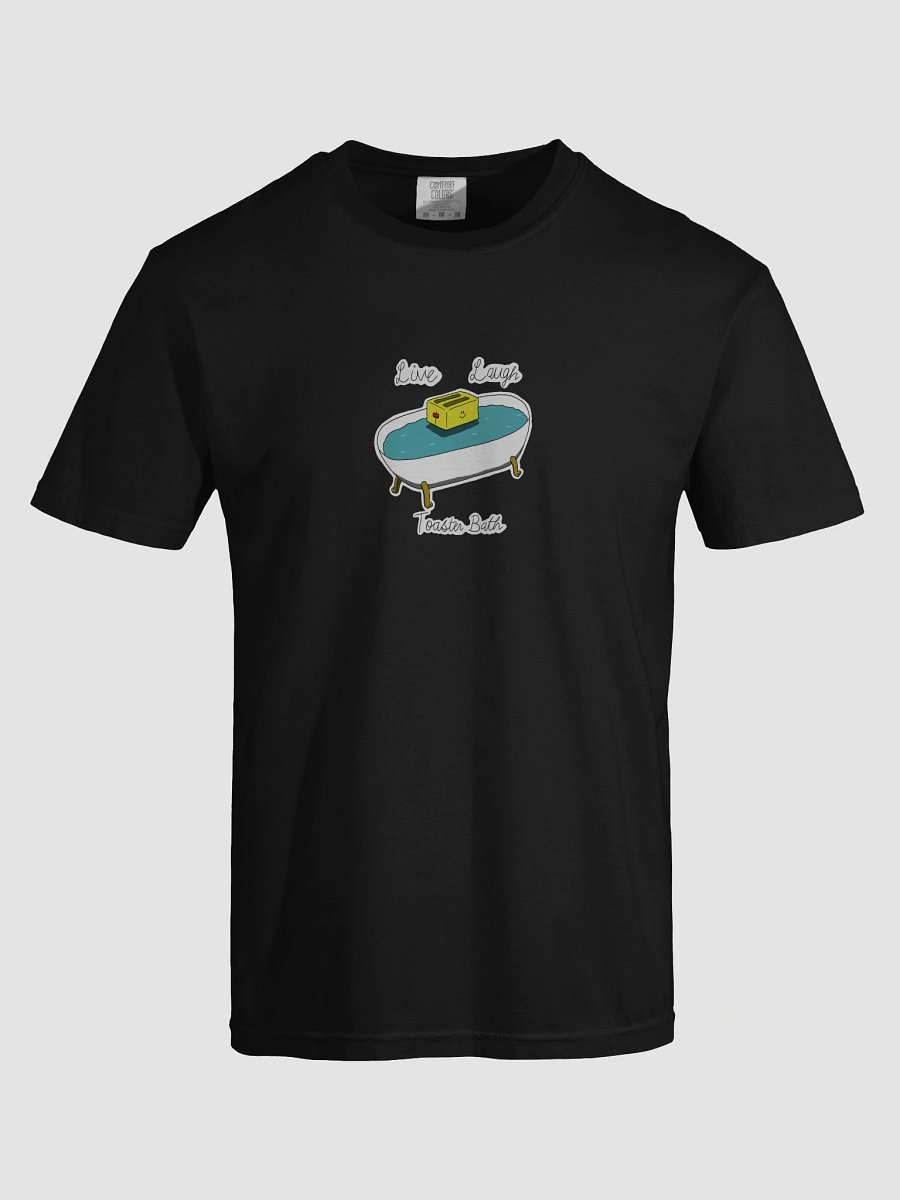 Live Laugh Toaster Bath Cotton T-Shirt product image (5)