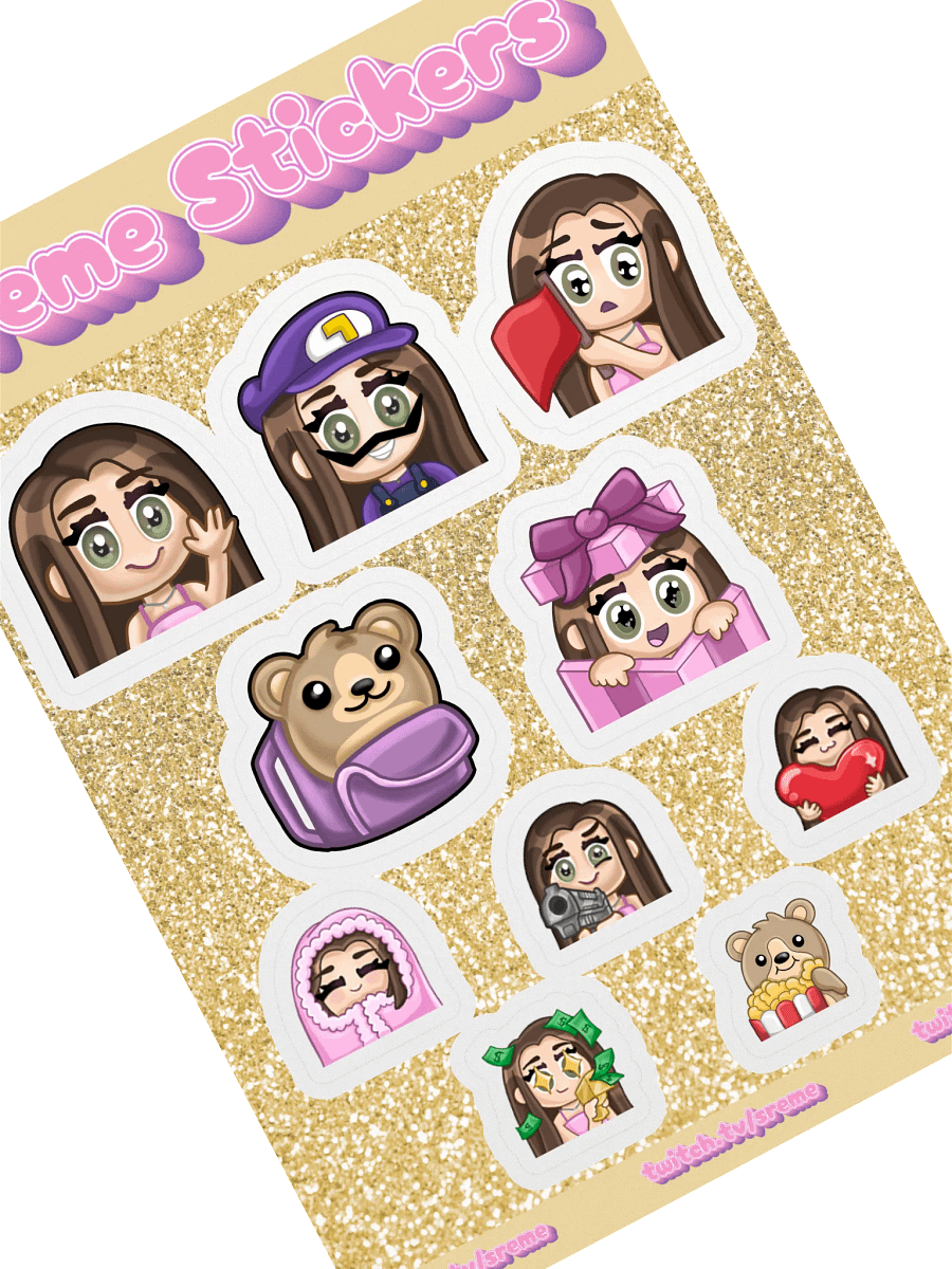 Sreme Emote Sticker Pack product image (2)