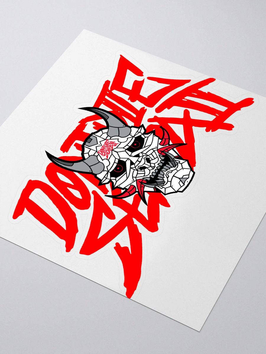 DontDieSenpai Double Logo Sticker product image (3)