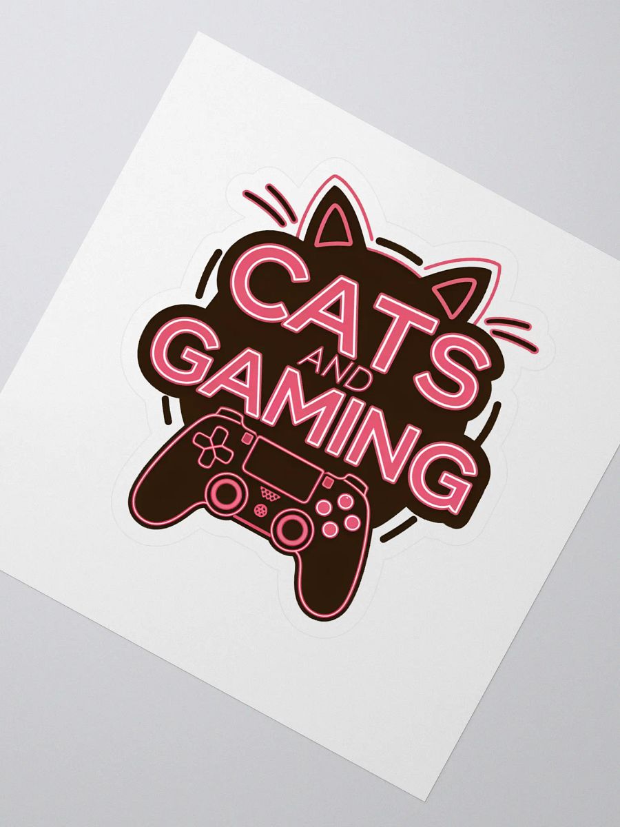 Meowtastic Gaming Cat Stickers product image (2)