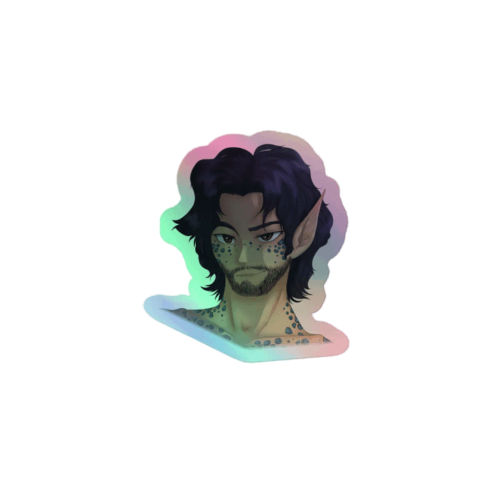 Khonsu the Naga - Holo Sticker product image (1)
