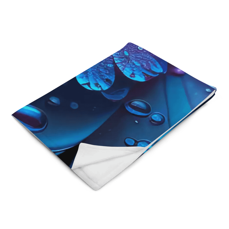 Kawaiikitten Exclusive Premium Dew Drop Throw Art Blanket product image (7)