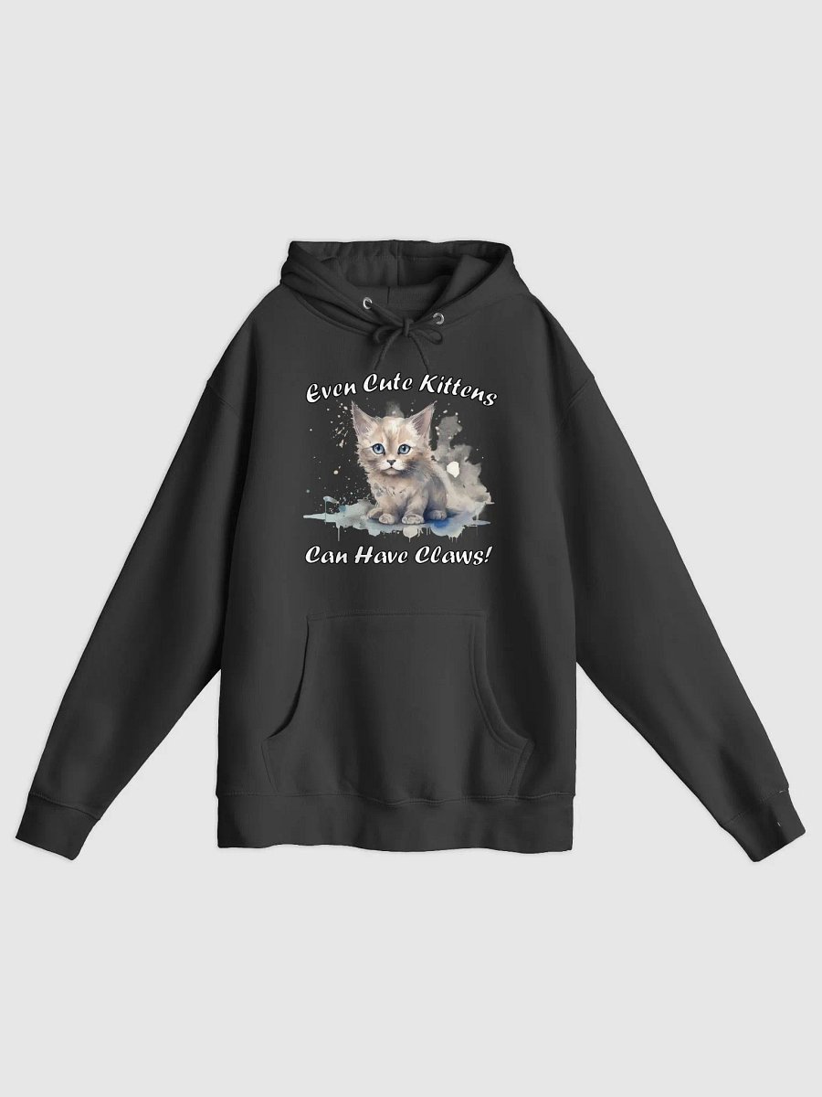 Even Cute Kittens Can Have Claws Pullover Hoodie (Front Only) product image (8)