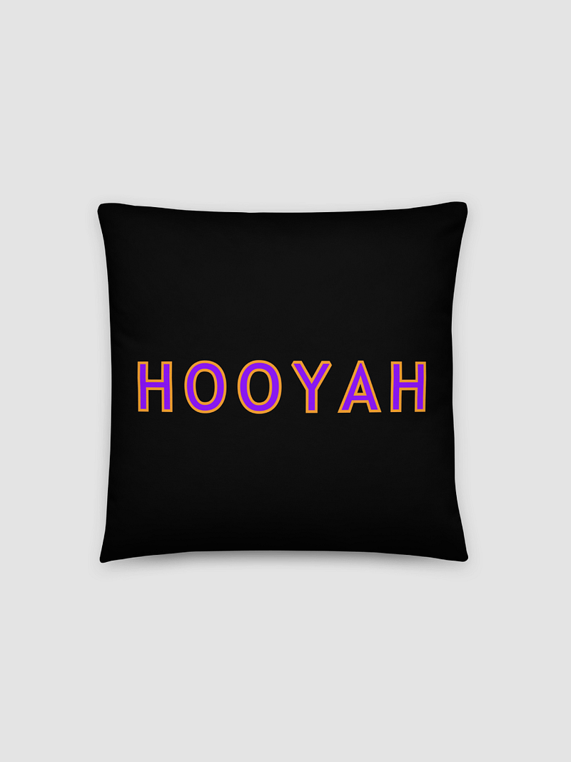 Hooyah Pillow - Black