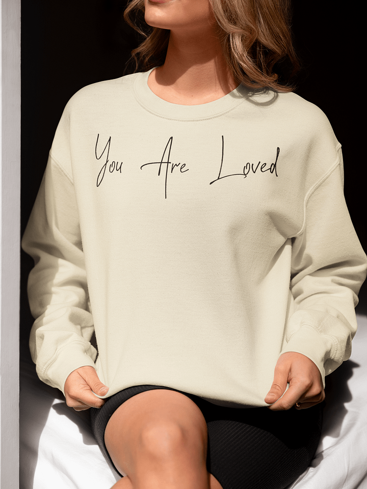You Are Loved Gildan Crewneck Sweatshirt product image (1)