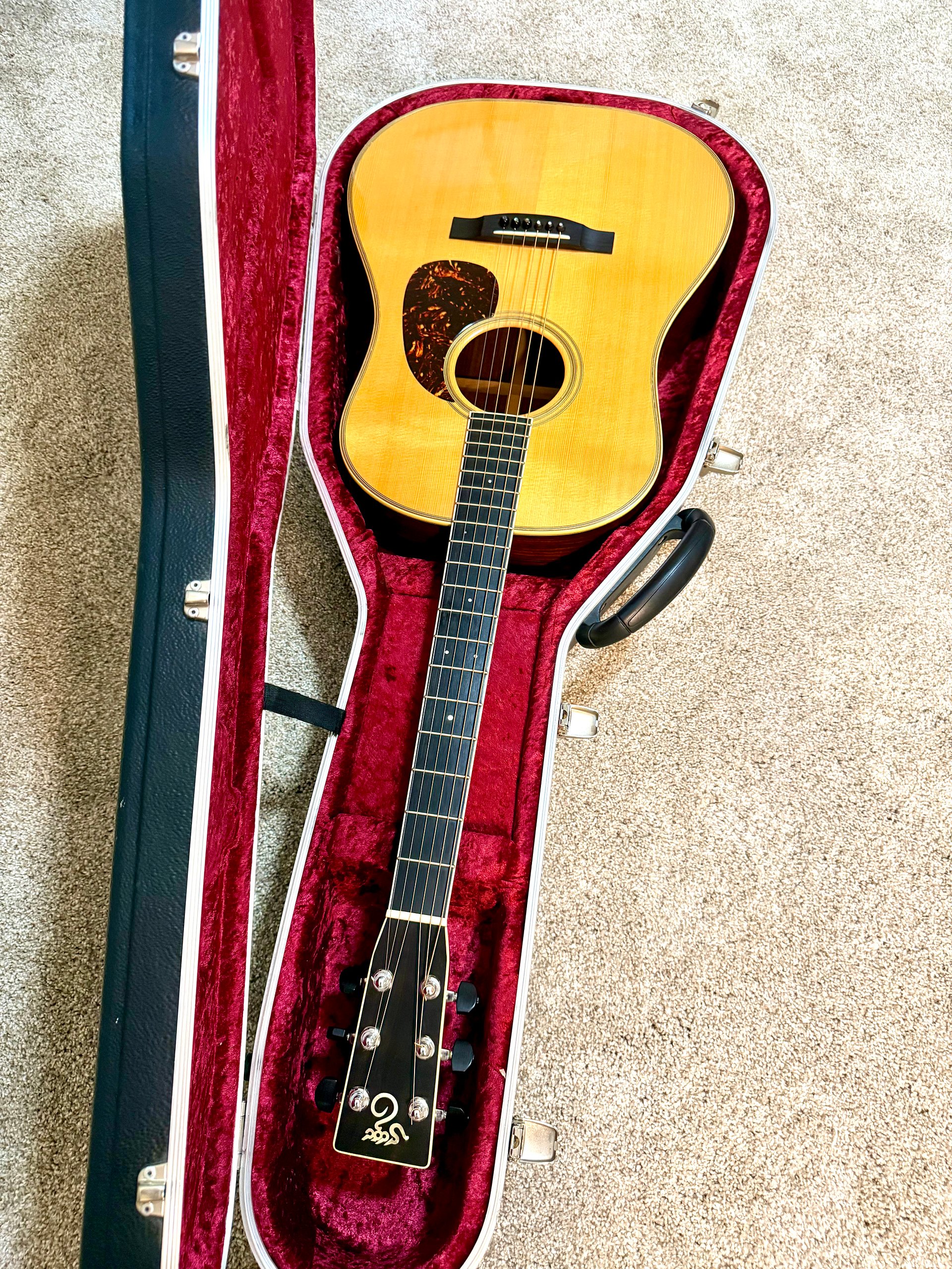 1994 Santa Cruz D-1155 "CUSTOM D MODEL" German Spruce Top Dreadnought + OHSC product image (4)