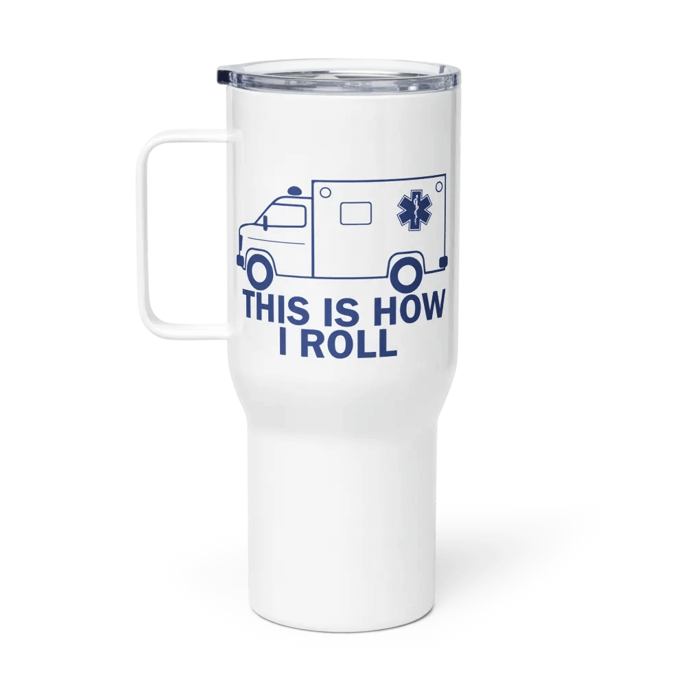 This Is How I Roll - Travel Mug w/ Handle product image (1)