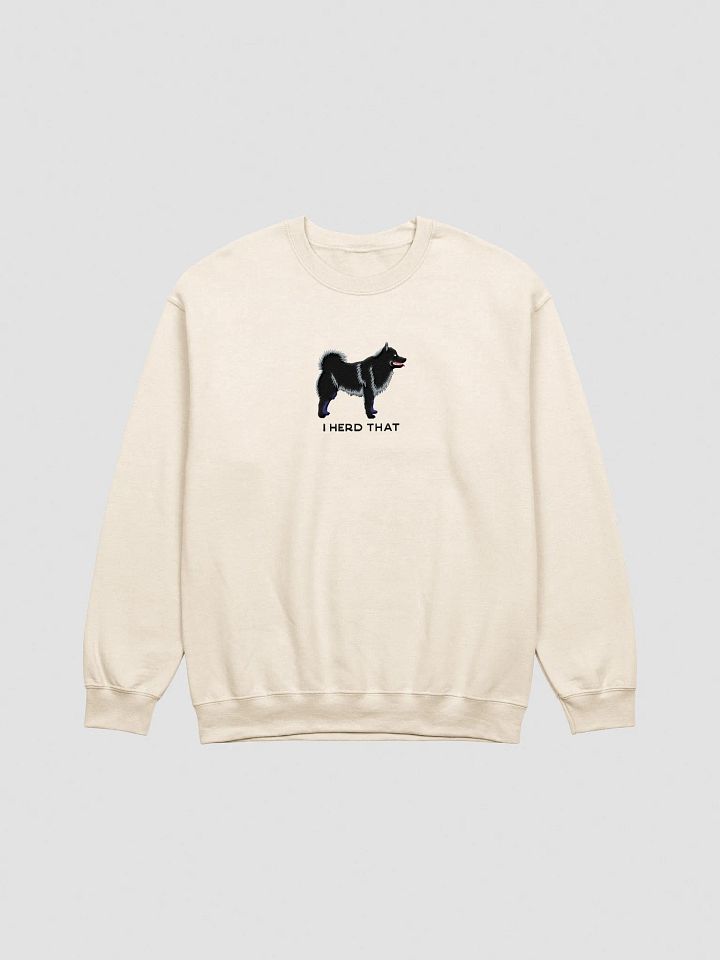 I Herd That Sweatshirt (Embroidered) of a Schipperke(Black) product image (13)