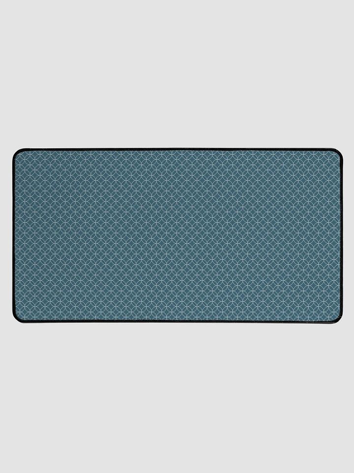 Desk Mat - Japanese Teal Shippo Pattern product image (1)