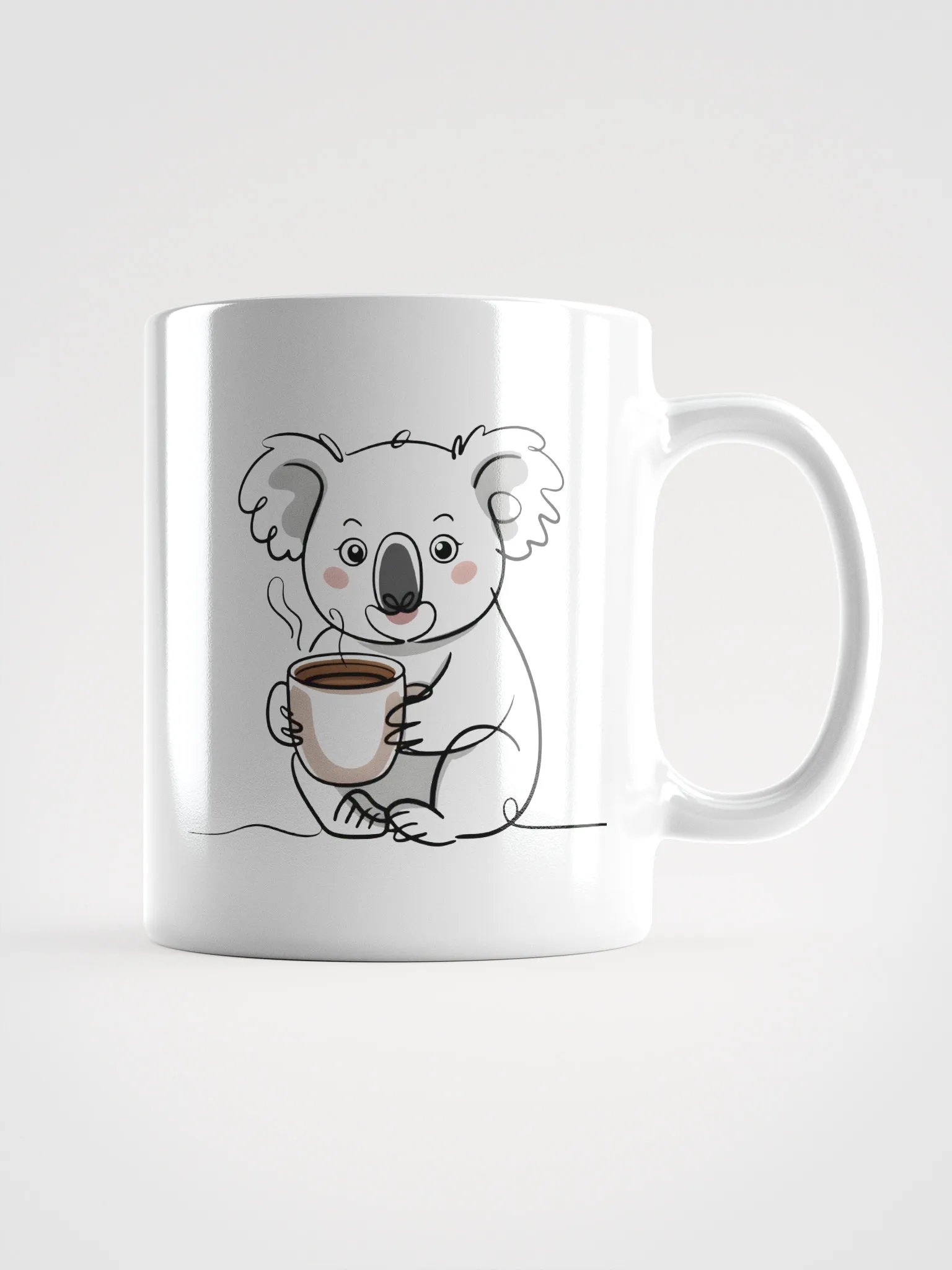 Koala Holding Coffee Mug | Cute Animal Mug product image (1)