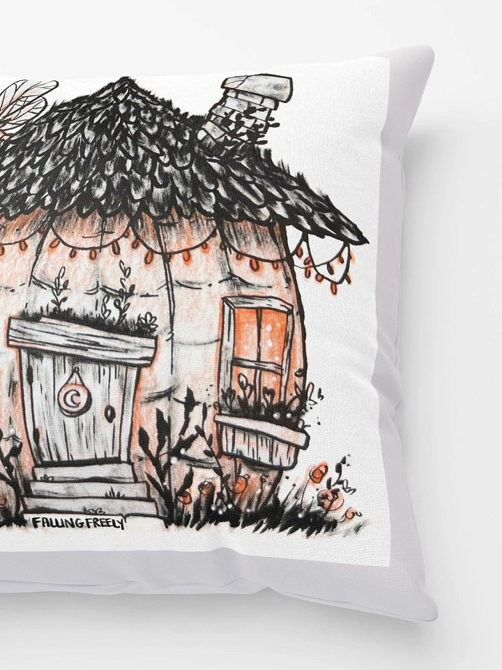 Enchanted Pumpkin House Throw Pillow product image (2)