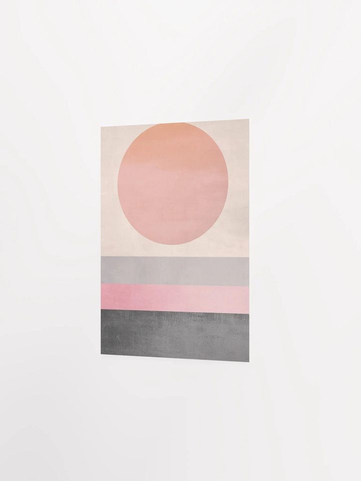 Modern Minimalist Circle Poster product image (4)