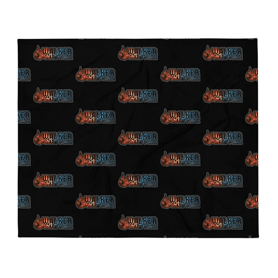 Walker Valley Forge Flame Logo Throw Blanket product image (2)