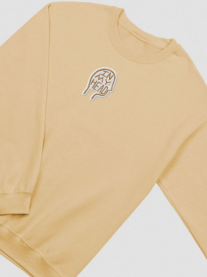 In My Head embroidered crewneck (brown bubble design) product image (1)