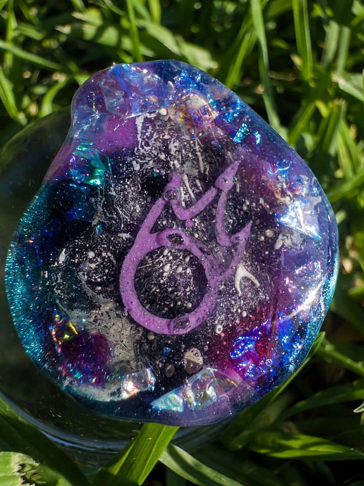 Iridescent Glimmer Black Mage Job Stone - Ready to Ship product image (2)