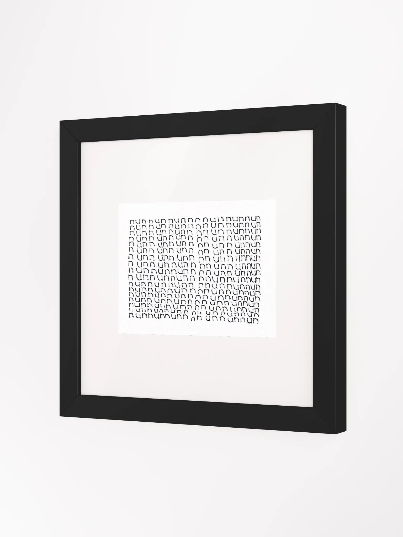 Nun Panel Card Print Framed product image (3)