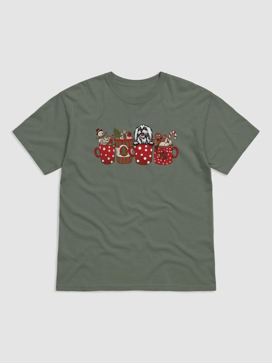 Cute Maltese(3) in a Christmas Cup T-Shirt | Funny Christmas Pup in a Cup product image (19)