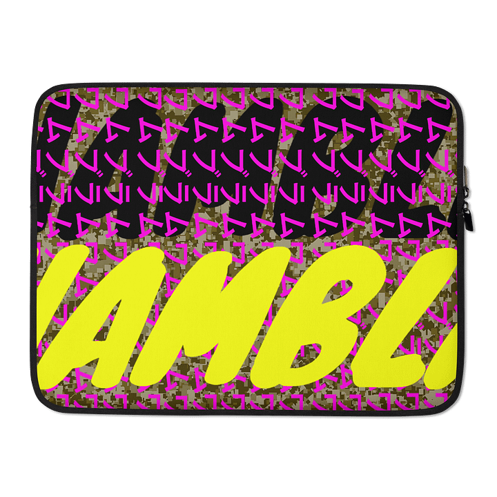 Pixelated Jungle Laptop Sleeve product image (2)