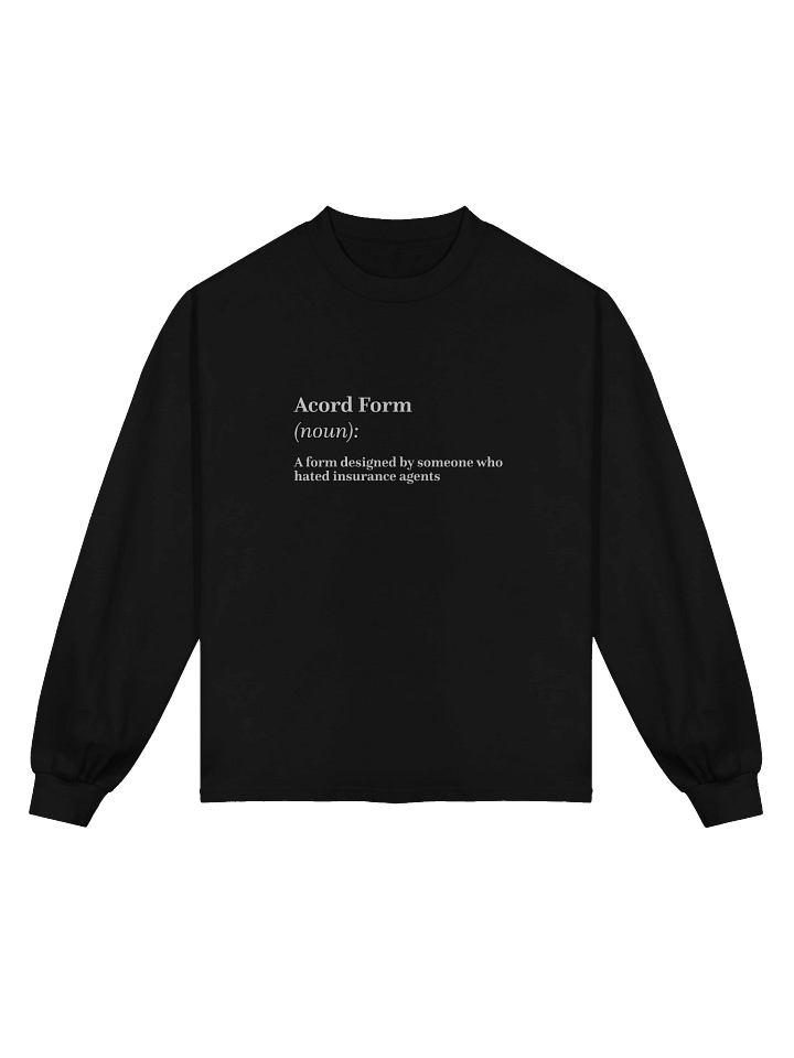 Acord Form Definition Long Sleeve Shirt product image (5)