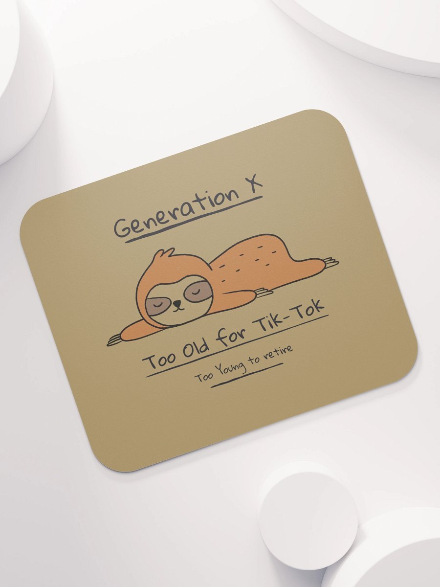 Classic Generation X Sloth Mouse Pad product image (7)