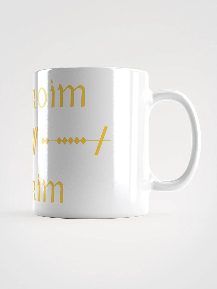 Antrim/Aontroim Scholastic style Gaelic Ogham Mug product image (1)
