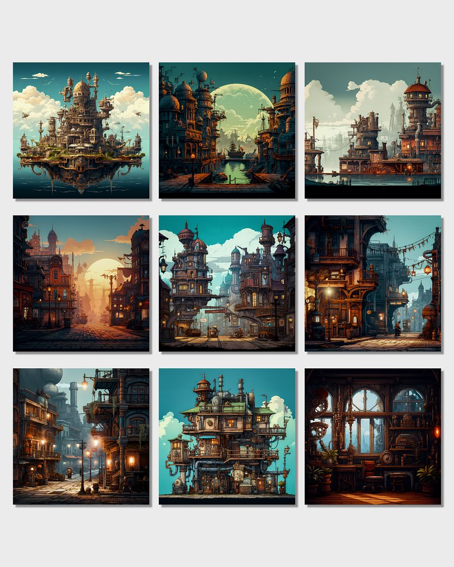 stAImpunk 8K Wallpaper Pack product image (4)