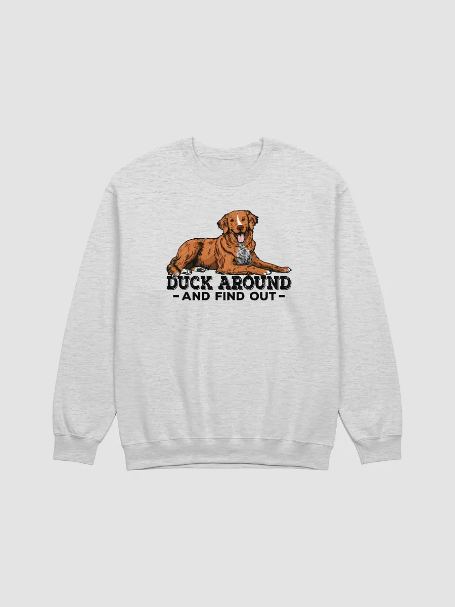 Duck Around and Find Out Sweatshirt of a Nova Scotia Duck Tolling Retriever | Funny Shirt for Toller Paw-rents product image (25)