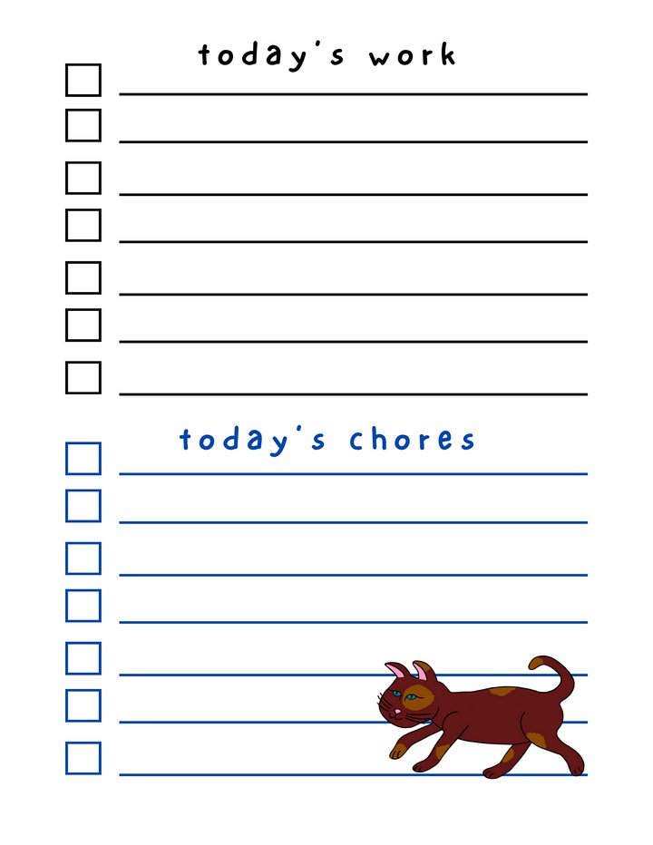 🐱🔍 Curious Cat Dry Erase To-Do List – Purr-fect for Tracking Tasks and Adventures! 🔍🐱 product image (2)